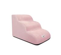 Galatée Escaleras para Perros, Escaleras Suaves para Mascotas con Cubierta Lavable y con Cremallera, Escalones De Rampa para Perros Fáciles De Escalar, Rampas para Perros para Sofá Cama(Rosado)