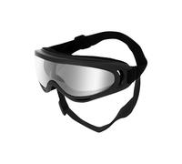 Galatée Gafas para Perros, Gafas De Sol para Perros con Correa Ajustable, Protección UV, Gafas De Sol para Cachorros a Prueba De Viento, Adecuadas para Conducir Al Aire Libre(Lentes Plateados)