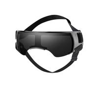 Galatée Gafas para Perros, Protección contra La Niebla, El Viento y Los Rayos UV, Gafas para Mascotas, Gafas De Sol para Perros con Correa Ajustable, Gafas De Sol para Cachorros(Negro)