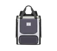 Galatée Mochila para Gatos, Fabricada En Malla De Poliéster Transpirable, Apta para Gatos y Perros, con Gran Capacidad Ajustable y Diseño Multifuncional Tipo Persiana Enrollable (Gris)