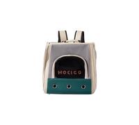 Galatée Mochila para Gatos, Mochila para Mascotas con Malla Transpirable, Bolsa De Viaje Suave para Perros con Bolsillos y Correas Acolchadas, Mochila para Perros Aprobada por Aerolíneas(S, Verde)