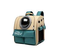 Galatée Mochila para Gatos, Mochila para Mascotas Mochila De Burbujas para Llevar Gatos, Mochila para Mascotas con Cápsula Espacial Ventilada, Mochila De Viaje para Perros Pequeños(Caqui)