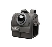 Galatée Mochila para Gatos, Mochila para Mascotas Mochila De Burbujas para Llevar Gatos, Mochila para Mascotas con Cápsula Espacial Ventilada, Mochila De Viaje para Perros Pequeños(Gris)