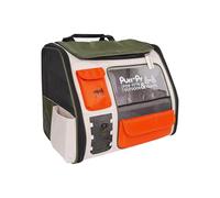 Galatée Mochila para Mascotas Fabricada En Tejido De Poliéster con Malla Especial, Transpirable y Duradera, Plegable para Un Fácil Almacenamiento, Cómoda y Espaciosa (Verde)