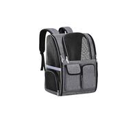 Galatée Mochila para Mascotas, Mochila para Perros Aprobada por Aerolíneas, Bolsa para Gatos para Viajes, Senderismo, Caminatas Al Aire Libre, Mochila para Gatos con Malla Transpirable(Gris)