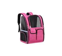 Galatée Mochila para Mascotas, Mochila para Perros Aprobada por Aerolíneas, Bolsa para Gatos para Viajes, Senderismo, Caminatas Al Aire Libre, Mochila para Gatos con Malla Transpirable(Rosa)