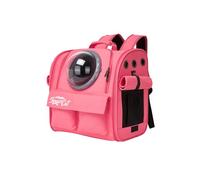 Galatée Mochila para Perros, Mochila para Mascotas Aprobada por Aerolíneas, Bolsa para Gatos para Viajes, Senderismo, Camping y Actividades Al Aire Libre(Rosa)