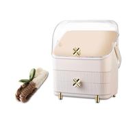 Galatée Organizador del Maquillaje,Cajas Almacenamiento Maquillaje,Organizador joyería multifunción,Cosméticos Joyería Organizador para cosméticos,lápices labiales,Pinceles Maquillaje（blanco - c）