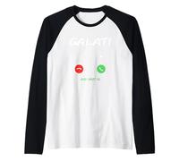 Galati Is Calling Viaje Urbano Rumania Emigrar Camiseta Manga Raglan
