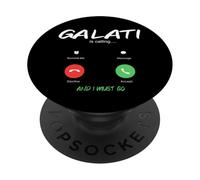 Galati Is Calling Viaje Urbano Rumania Emigrar PopSockets PopGrip Adhesivo