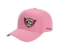 GALAWYXEQ Gorras Polo Cómodas Hombre Y Mujer para La I.s.l.e of M.a.n T..T Gorra De Béisbol Plaintone Fácil Limpiar Camionero Entrenamiento con Orificio Coleta-FenSe||One_Size