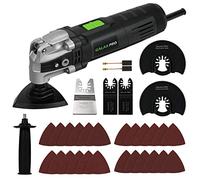 GALAX PRO Herramientas oscilantes, 400W Eléctricas Herramienta Multifunción Oscilantes, 6 Velocidad Variable 15000-22000RPM, Accesorios Ricos