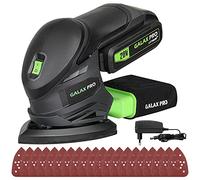 GALAX PRO Lijadora de Detalle Mouse 20V con Bolsa de Filtro,Velocidad 12,000 RPM Lijadora Madera incluye batería y cargador,20 Papeles de Lija