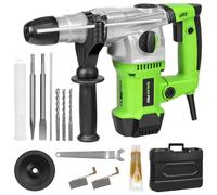 GALAX PRO Martillo Perforador 1500W, 4000BPM Martillo Demoledor | con SDS-Plus Mandril y Embrague de Seguridad,4 Funciones,6 J, Incluye Grasa, Cinceles, Brocas y Bolsa de Herramientas