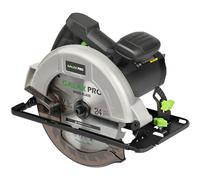 GALAX PRO Sierra Circular 1400W con Guia, máximo 6000 RPM, Hoja de Sierra 185mm(24T),Profundidad de Corte: 62 mm (90°) -48 mm (45°), Motor de Cobre Puro, sistema de recogida de polvo