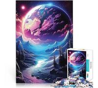 Galaxia Colorida cósmica Puzzles de 1000 Piezas para Adolescentes Juguetes educativos de Aprendizaje Trato como Regalo para Toda la Familia 38x26cm