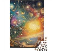 Galaxia cósmica Puzzle Imposible,desafío for Adults Entretenimiento Creativo 1000 Piezas Obra De Arte De Juego De para Adultos, Regalos A Partir De 14 Años 1000pcs (75x50cm)