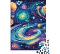 Galaxia cósmica Puzzle Imposible,desafío para Adultos Entretenimiento Creativo 1000 Piezas Obra De Arte De Juego De para Adultos, Regalos A Partir De 14 Años 1000pcs (75x50cm)
