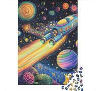 Galaxia cósmica Puzzle Imposible,desafío para Adultos Entretenimiento Creativo 1000 Piezas Obra De Arte De Juego De para Adultos Y Niños Mayores De 12 Años 1000pcs (75x50cm)