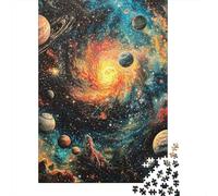Galaxia cósmica Puzzles Imposible,desafío for Adults Juego EduGatoivo 1000 Piezas Obra De Arte De Juego De para Adultos, Regalos A Partir De 14 Años 1000pcs (75x50cm)