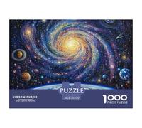Galaxia cósmica1000 Piece Jigsaw Puzzles for Adults and Kids EduGatoional Games Challenging Home Decors Great Gift Idea70x50cm/1000pcs