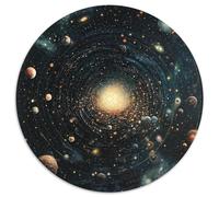 Galaxia cósmica1000 Piezas Puzzle Redondo Regalo Niños, Juguetes Descompresión Adultos, Puzzle Grande Difícil, Aliviar Estrés, Juego Rompecabezas Circular10000pcs (67.5x67.5cm)