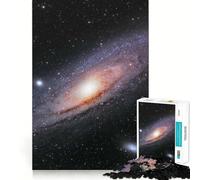 Galaxia de Andrómeda en el Espacio Profundo,Rompecabezas de 1000 Piezas para Adolescentes,Juego de Entrenamiento Cognitivo,Ajuste, Compacto,Diversión para el Tiempo de Juego en Familia