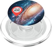 Galaxia de Ciencia ficción Estás aquí Young Spaceman PopSockets PopGrip para MagSafe