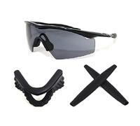 Galaxia Earsocks con Nariz Zapatas para Oakley M Frame Calentador/Huelga/Curva/Híbrido Negro - Negro, Does not fit M Frame 2.0 or M2 Frame