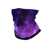 Galaxia Espacial De La Nebulosa Púrpura Mujer Hombre Bufanda Tubular Térmica Tubular Pañuelo Multifunción Bandana para Yoga Aire Libre Ciclismo Clima Frío