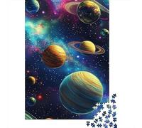 Galaxia Espacio Puzzle de 1000 Piezas Papel para Adultos Planetas Universo Juego de Puzzle 1000 Piezas Relajación 38x26cm/1000pcs
