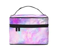 Galaxia Jaspeada Rosa Púrpura, Bolsa de Maquillaje Bolsa de cosméticos Bolsa de Aseo de Viaje portátil Estuche para lápices