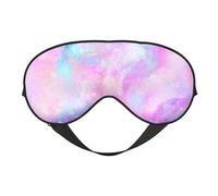 Galaxia Jaspeada Rosa Púrpura, Cubreojos completos Antifaz bloqueador de luz Antifaz para dormir Antifaz suave con los ojos vendados Noche