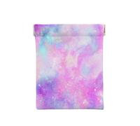 Galaxia Jaspeada Rosa Púrpura, Squeeze Top Wallet Bolsa de Almacenamiento para Mujer Monedero pequeño Bolsa de Cambio