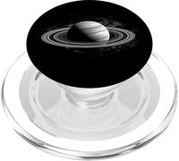 Galaxia Planeta Saturno Negro PopSockets PopGrip para MagSafe