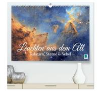 Galaxien, Sterne und Nebel: Leuchten aus dem All (hochwertiger Premium Wandkalender 2026 DIN A2 quer), Kunstdruck in Hochglanz: Faszination Astronomie: Spiralgalaxien, Gasnebel und Planetensysteme