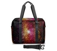 Galaxy and Stars Planet - Bolsa de viaje para mujeres y hombres, bolsas de fin de semana de 32 L, bolsa de cabina grande para deportes, gimnasio, yoga, color, (32 L) UK, Organizador de bolsas