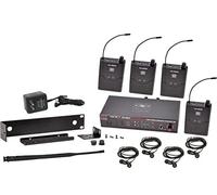 Galaxy Audio AS-950-4 Paquete de Banda de Sistema de Monitor Personal inalámbrico en el oído, Banda P2