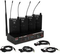 Galaxy Audio AS-950-4 Paquete de Banda de Sistema de Monitor Personal inalámbrico en el oído, Banda P2