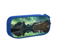 Galaxy Aurora - Estuche para lápices para niños y niñas, diseño de luz del norte, bolsa grande para bolígrafos, escritorio, papelería, organizador para escuela, oficina, bolsa de maquillaje con