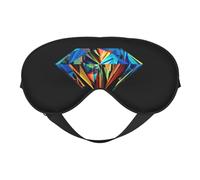 Galaxy Diamond - Antifaz para dormir, con correa totalmente ajustable, para mujeres y hombres
