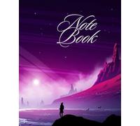 Galaxy Dream Premium Notebook 100 Pages 7.5 * 9.25 Inch - Amazing Design With Space Style: Aesthetic space-themed notebook for writing, journaling, and creative ideas.