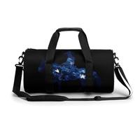 Galaxy Horse Racing Man - Divertida bolsa de gimnasio grande y novedosa, ligera, deportiva, bolsa de viaje, bolsa de equipaje de 17.5 x 9 x 9 pulgadas