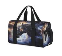 Galaxy Horses - Bolsas deportivas de lona para niños, niñas, mujeres, hombres, para fin de semana, para viajes, gimnasio, uso casual