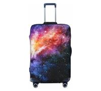 Galaxy in The Universe - Funda protectora elástica de doble cara para maleta, universal, protector de equipaje único, Black, M
