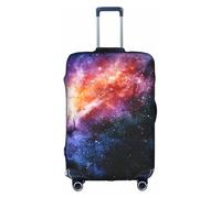 Galaxy in The Universe - Funda universal para maleta, elástica, lavable, antiarañazos, con estampado de galaxia en el universo, White, S