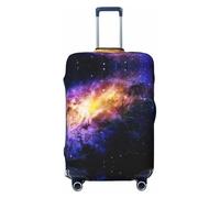 Galaxy in The Universe - Funda universal para maleta, protector elástico, lavable, funda de viaje para equipaje, Black, S, Equipaje de mano