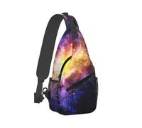 Galaxy In The Universe - Mochila cruzada con estampado de galaxia en el universo, para senderismo, viajes, entrenamiento, diagonal