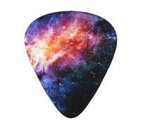Galaxy in The Universe - Púa de guitarra estampada, paquete de 12, incluye calibres finos, medianos y pesados, adecuados para guitarra, ukelele
