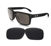 Galaxy - Lente de repuesto para Oakley Holbrook negro polarizado 100% UVAB, Negro -, Regular